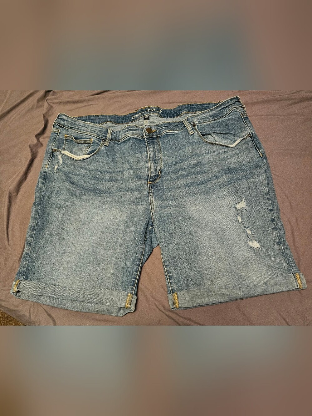 Universal Thread Light Blue Boyfriend Denim Bermuda Shorts